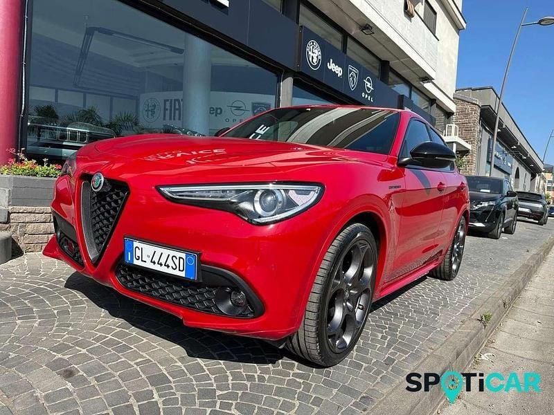 Rosso alfa Usata 2022 Alfa Romeo Stelvio Estrema SUV | 31.900 € (Buon prezzo) - Immagine 1/4