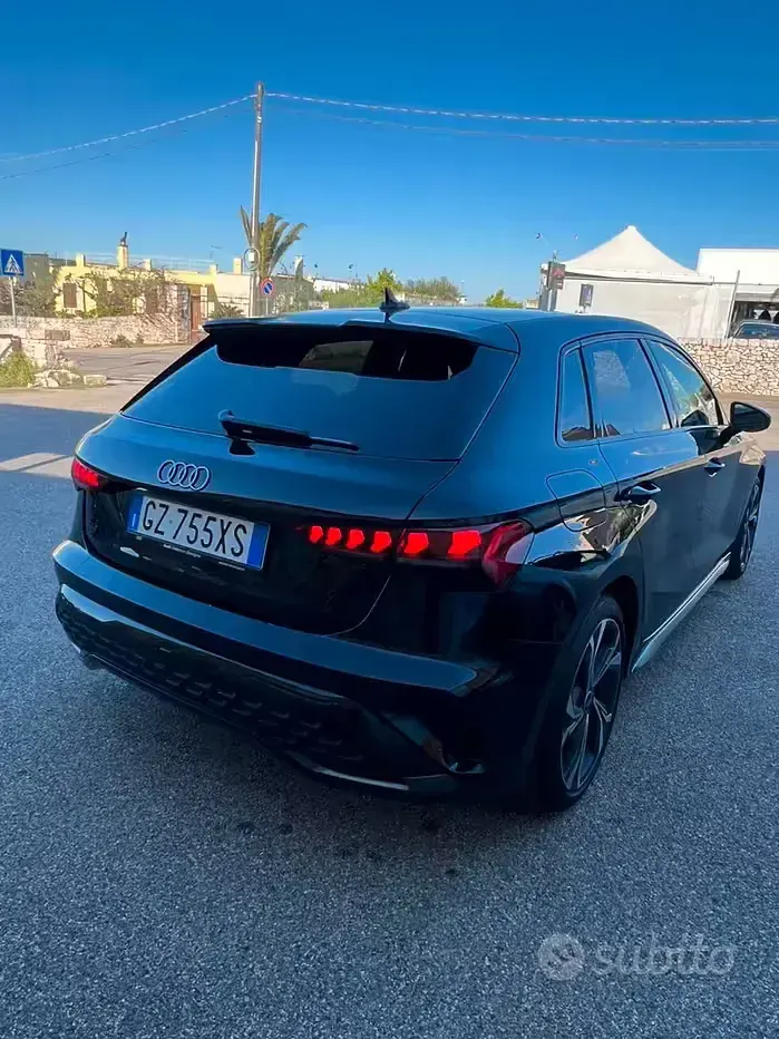 Usata Audi A3 S-Line 150 CV (110 kW) 2025 Nero Berlina