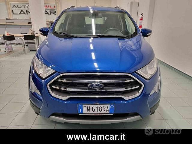 Usata Ford Ecosport Titanium 125 CV (91 kW) 2019 Blu SUV