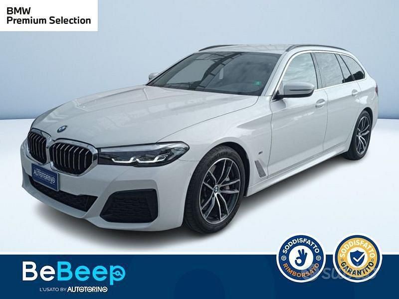 Bianco pastello Usata 2022 BMW 530 M Sport Station wagon | 48.000 € (Buon prezzo) - Immagine 1/3
