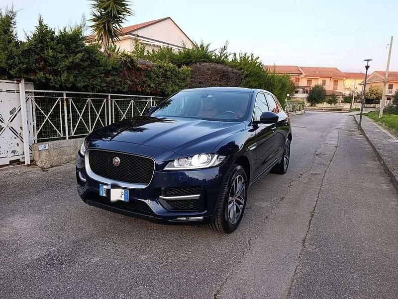Usata Jaguar F-Pace R-Sport 179 CV (131 kW) 2018 Blu/azzurro SUV