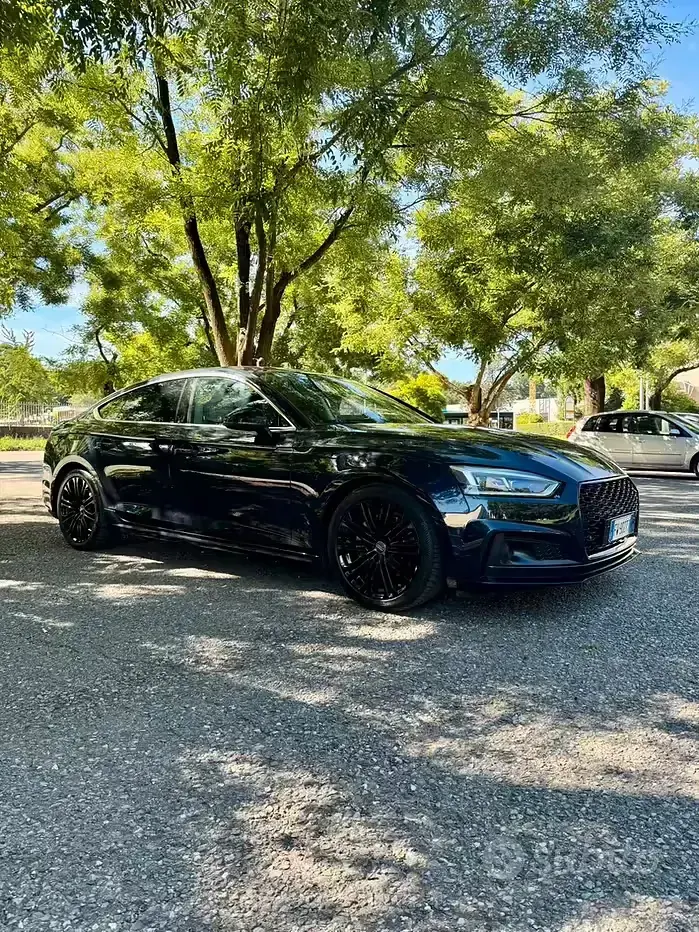 Usata Audi A5 190 CV (139 kW) 2019 Bluazzurro Coupé