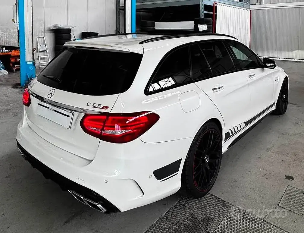 Usata Mercedes C63S AMG AMG Edition 1 510 CV (375 kW) 2015 Bianco Station wagon