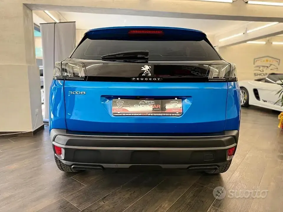 Usata Peugeot 3008 Active 131 CV (96 kW) 2021 Blu SUV