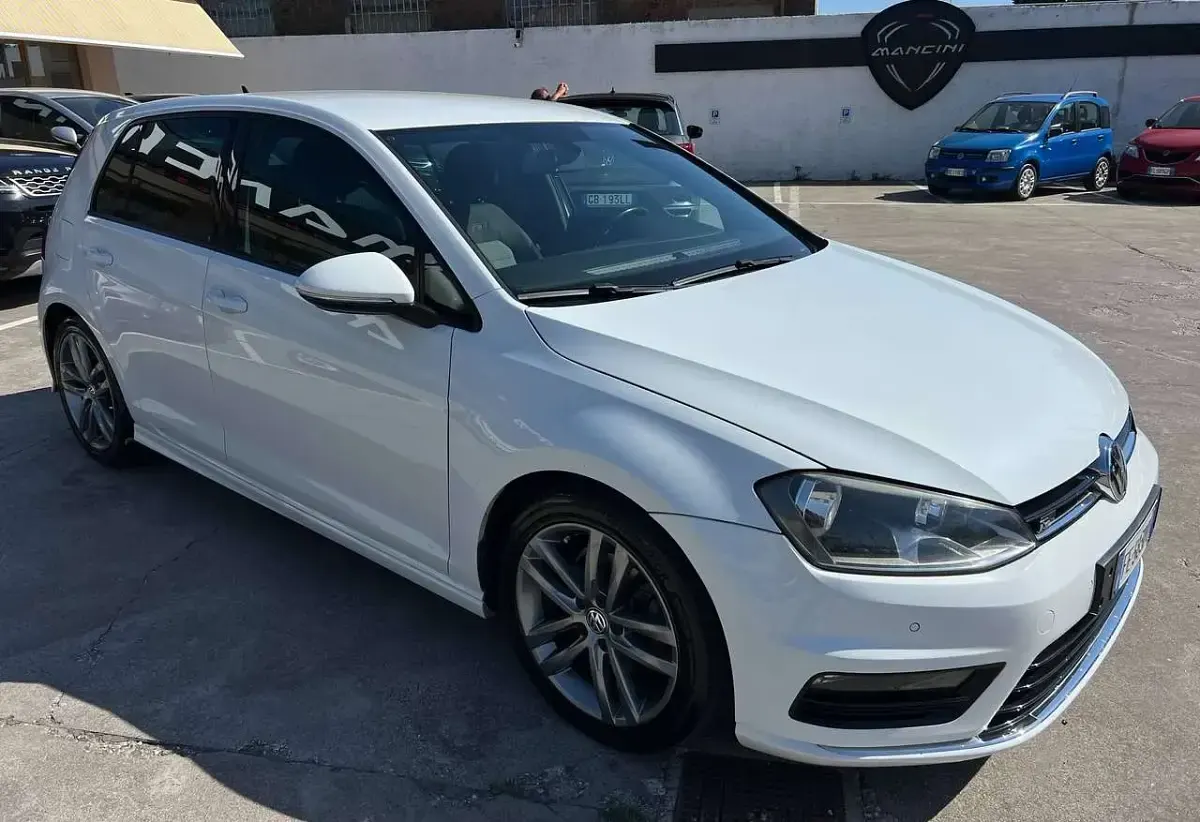 Usata VW Golf VII Edition 125 CV (91 kW) 2016 Bianco Berlina