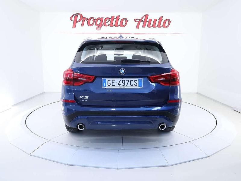 Usata BMW X3 Advantage 190 CV (139 kW) 2021 Phytonic blue metallic SUV