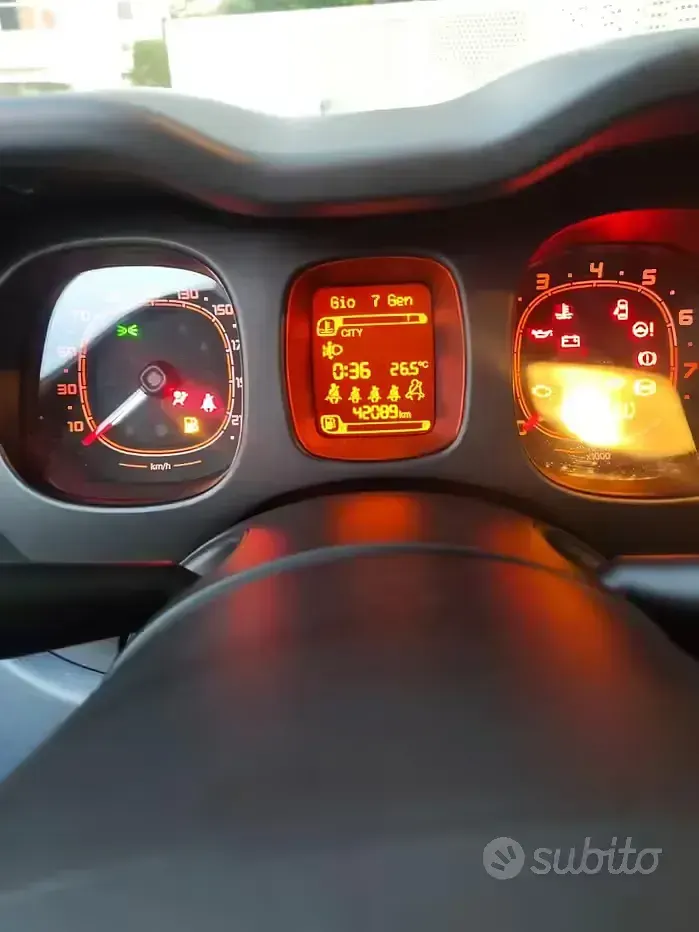 Usata Fiat Panda 69 CV (50 kW) 2018 Bianco Utilitaria