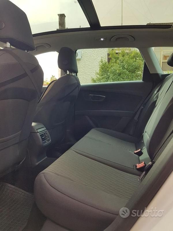 Usata Seat Leon 110 CV (80 kW) 2015 Bianco Station wagon