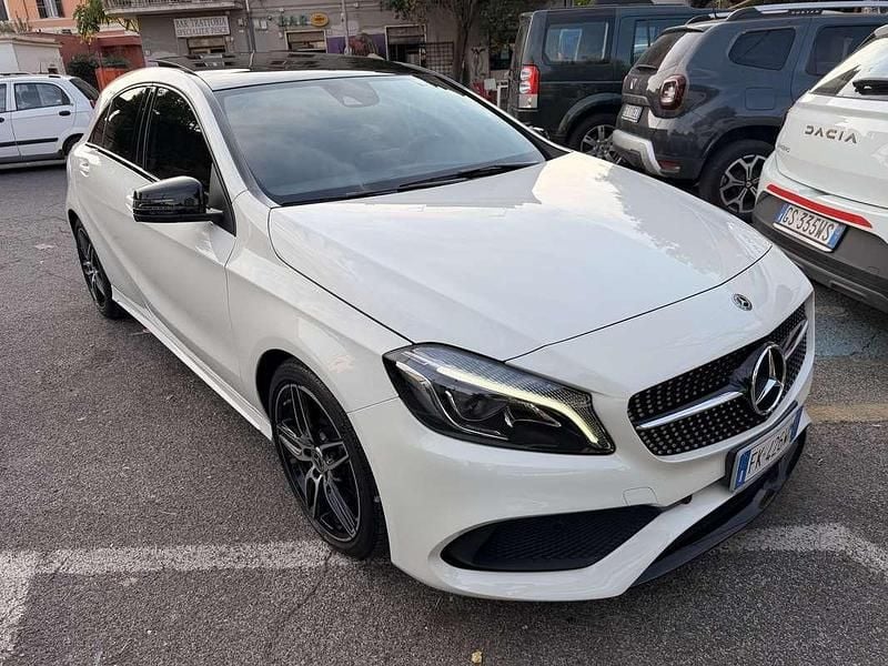Usata Mercedes A180 Premium 109 CV (80 kW) 2019 Bianco Berlina