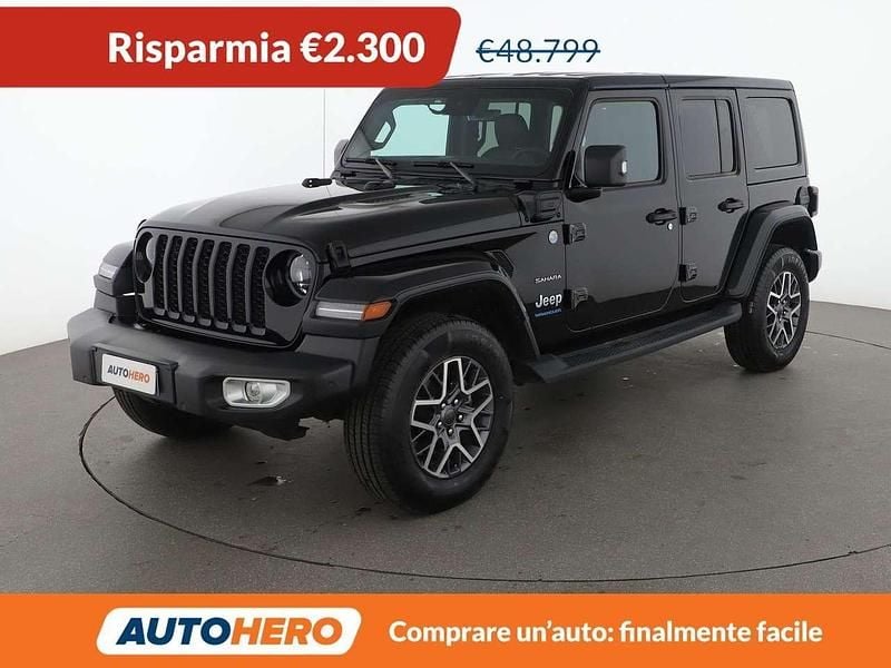 Usata Jeep Wrangler Sahara 272 CV (200 kW) 2023 Nero SUV