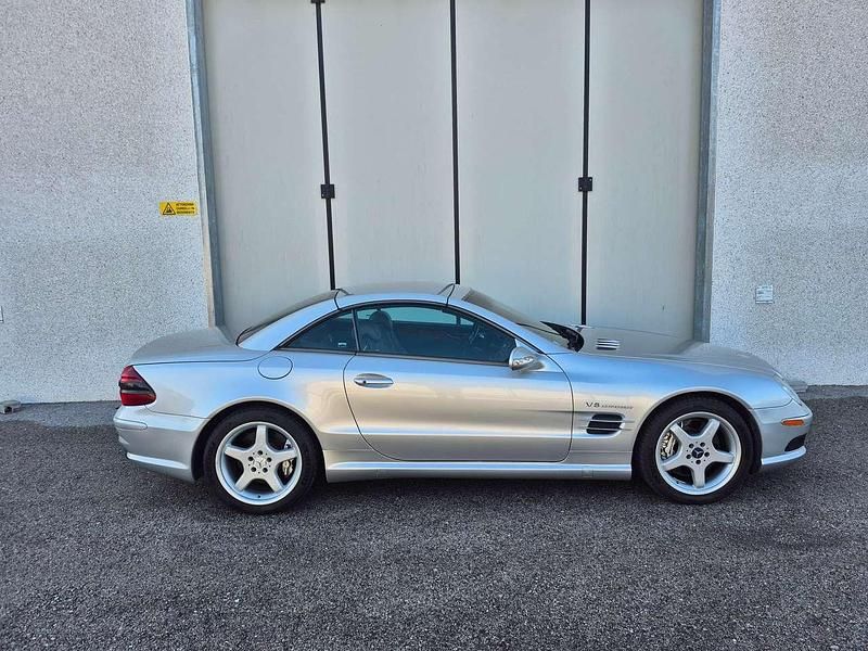 Usata Mercedes SL55 AMG AMG 500 CV (367 kW) 2002 Argento Cabrio
