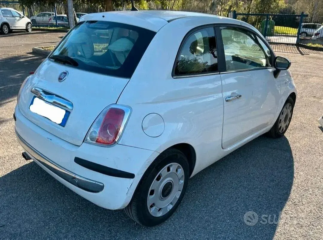 Usata Fiat 500 Lounge 69 CV (50 kW) 2013 Bianco Berlina