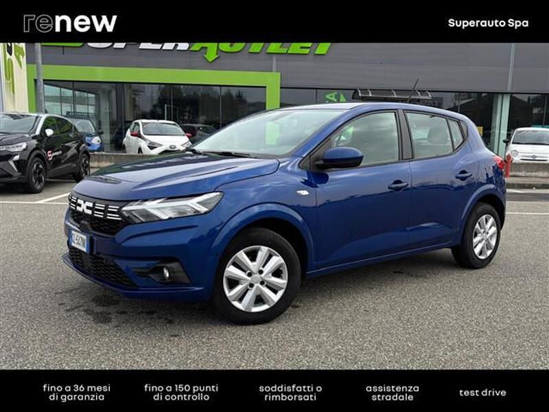 Usata Dacia Sandero Expression 101 CV (74 kW) 2023 Blu scuro Utilitaria