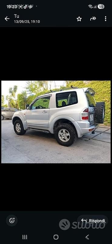 Usata Mitsubishi Pajero 116 CV (85 kW) 2000 Grigio SUV