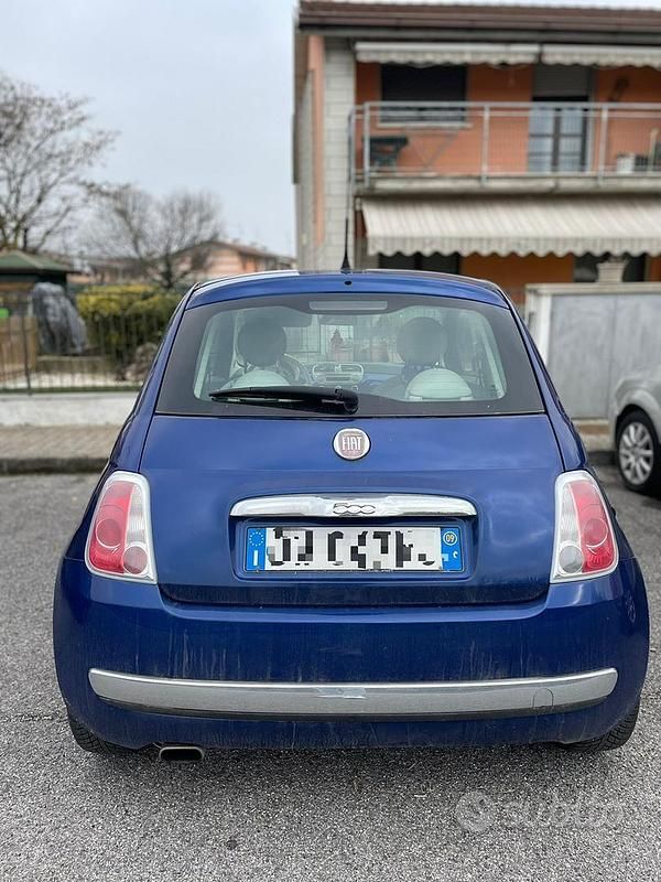 Usata Fiat 500 Pop 69 CV (50 kW) 2009 Blu Berlina