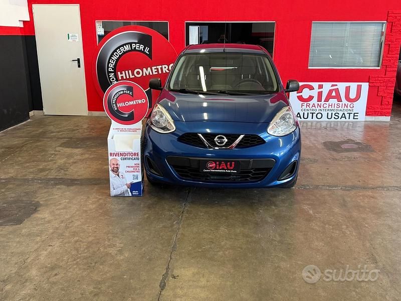 Usata Nissan Micra Acenta 80 CV (58 kW) 2014 Blu Utilitaria