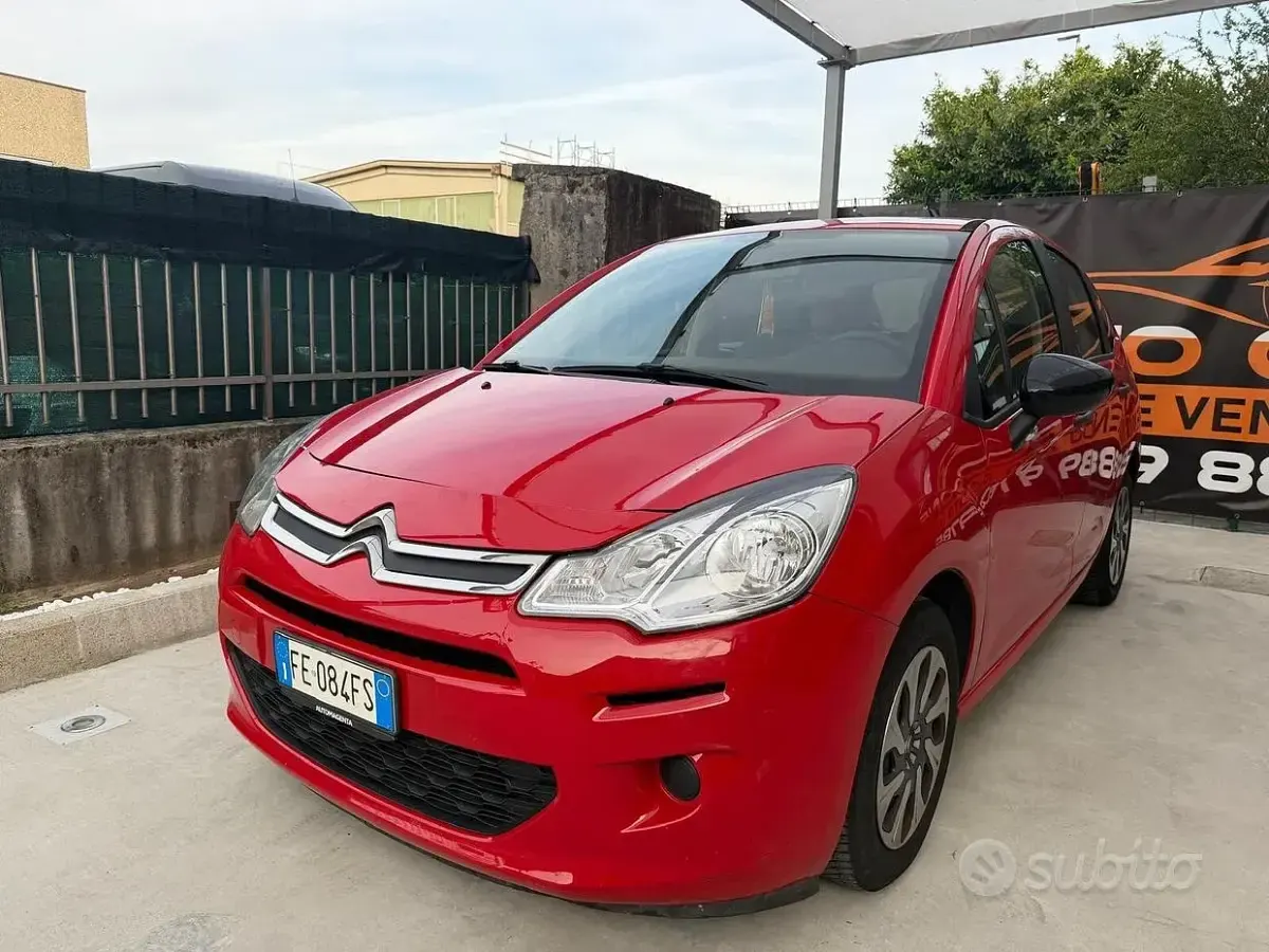 Usata Citroën C3 68 CV (50 kW) 2016 Rosso Berlina