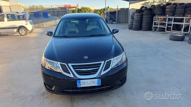 Usata Saab 9-3 Linear 150 CV (110 kW) 2008 Nero Station wagon