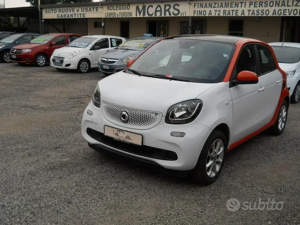 Usata Smart ForFour Passion 71 CV (52 kW) 2019 Bianco Utilitaria