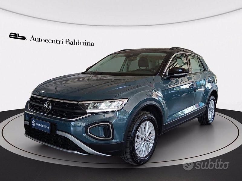 Petroleum blue Usata 2023 VW T-Roc Life SUV | 25.900 € (Buon prezzo) - Immagine 1/4