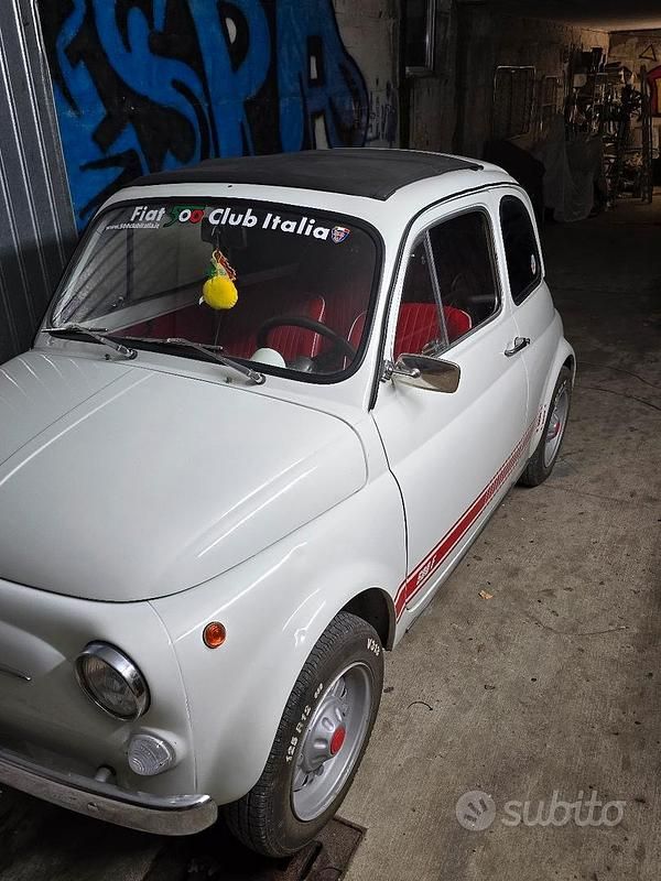 Usata Fiat 500 1960 Bianco Cabrio