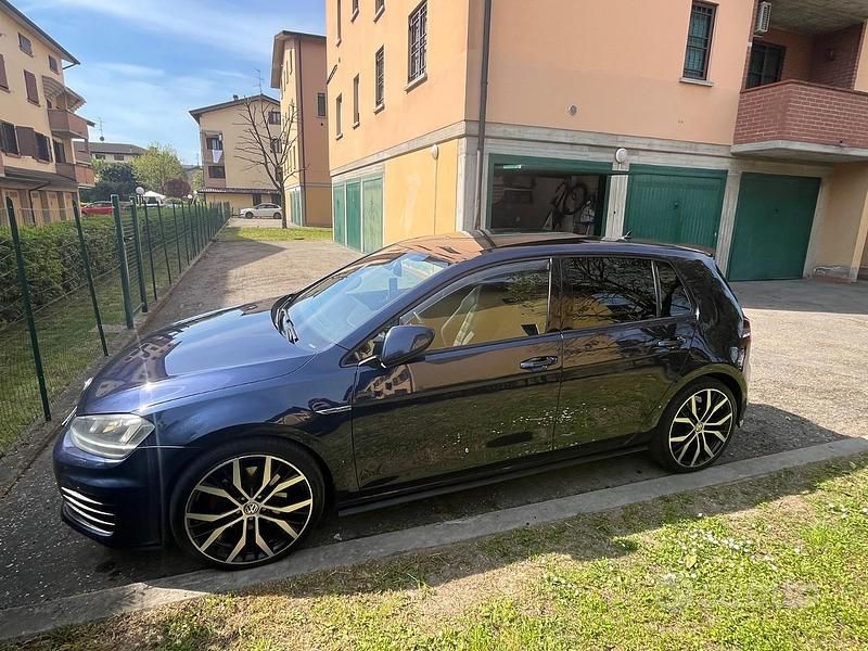 Usata VW Golf VII GTD 184 CV (135 kW) 2016 Blu Berlina