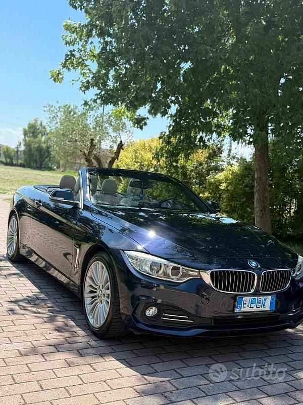 Blu Usata 2014 BMW 420 Luxury Line Cabrio | 13.400 € (Super prezzo) - Immagine 1/4