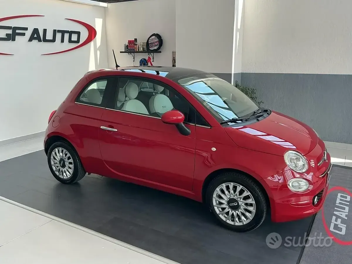 Usata Fiat 500 Pop 95 CV (69 kW) 2019 Rosso Berlina