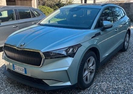 Verde Usata 2021 Skoda Enyaq iV SUV | 25.000 € (Buon prezzo) - Immagine 1/4