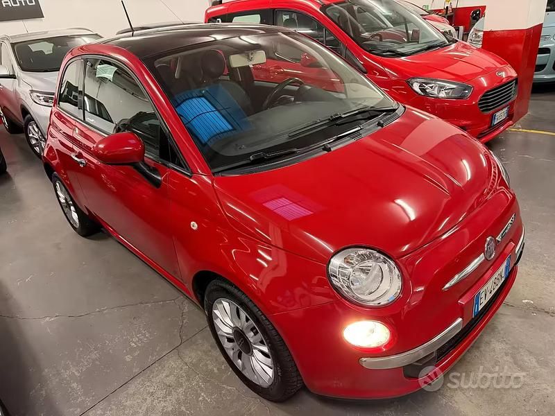 Usata Fiat 500 Lounge 69 CV (50 kW) 2014 Rosso Berlina