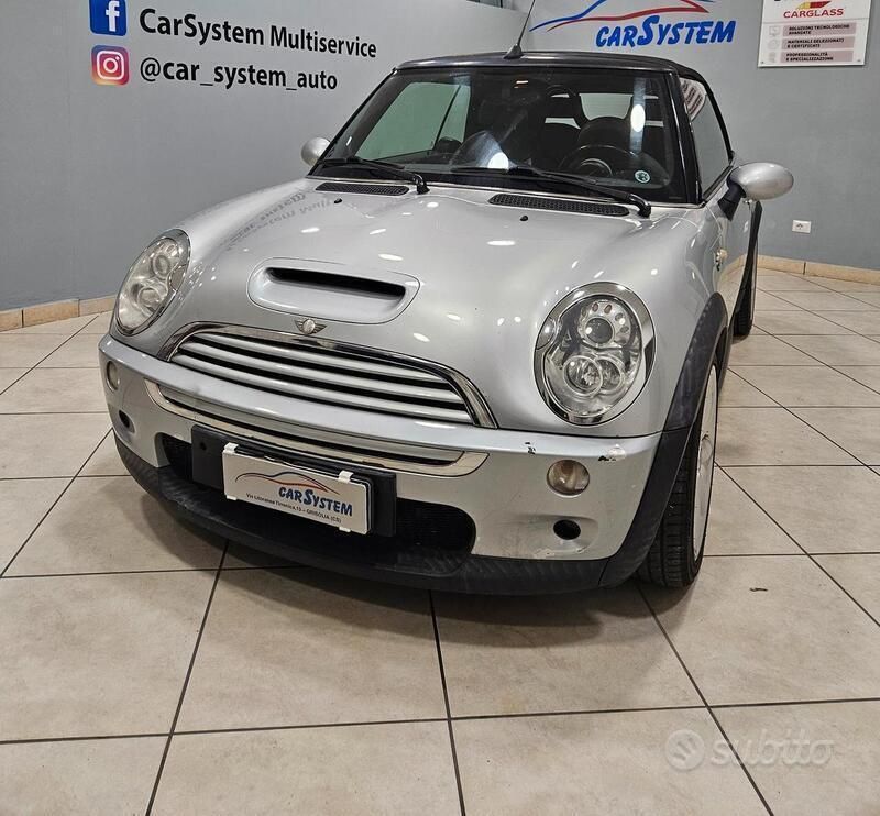 Argento Usata 2006 Mini Cooper S Cabriolet Cabrio | 8500 € (Buon prezzo) - Immagine 1/4