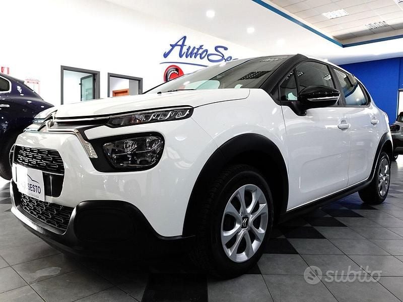 Usata Citroën C3 Feel 102 CV (75 kW) 2022 Bianco Utilitaria