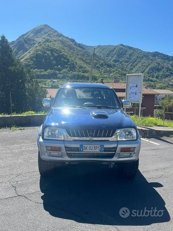 Usata Mitsubishi L200 2000 Blu Pick-up