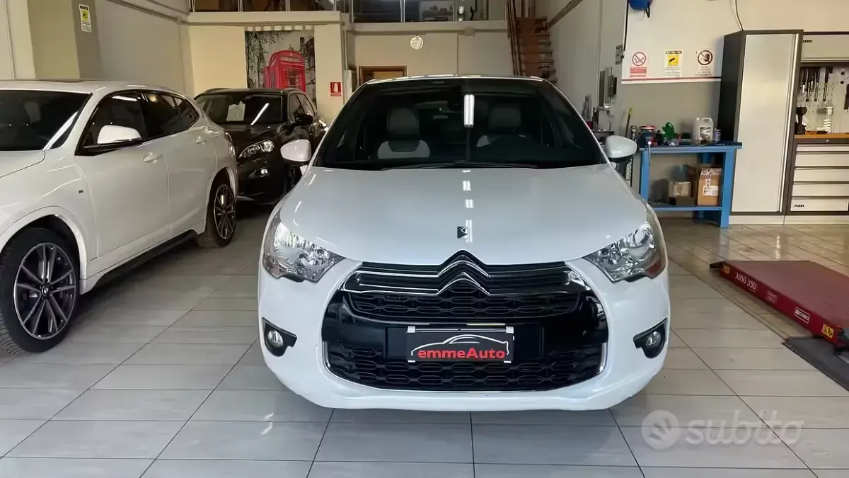Usata DS Automobiles DS4 Chic 114 CV (83 kW) 2014 Bianco Berlina