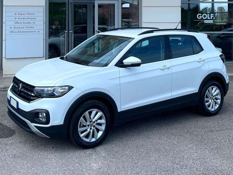 Pure white Usata 2022 VW T-Cross Style SUV | 17.500 € (Super prezzo) - Immagine 1/4
