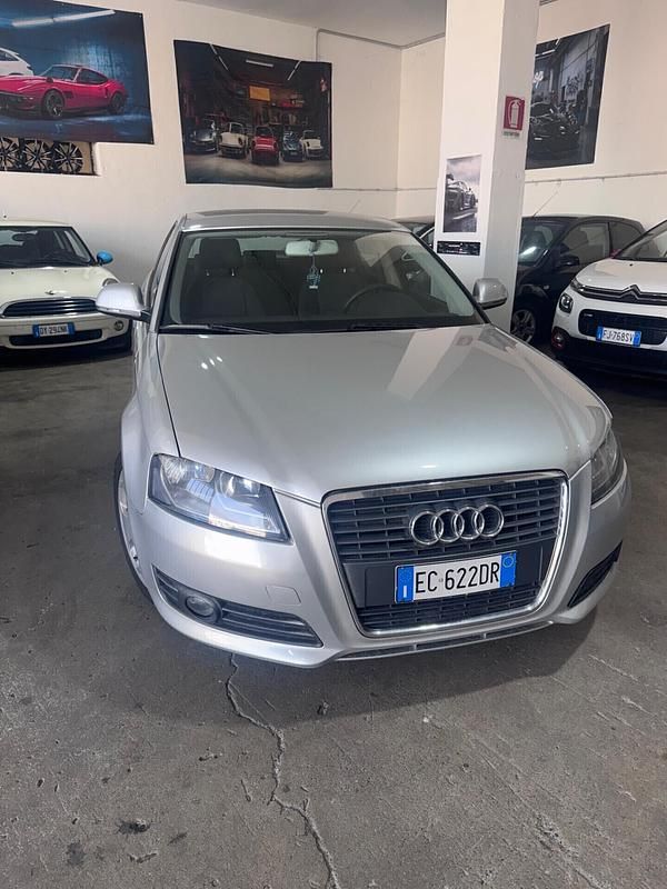Usata Audi A3 Ambition 89 CV (65 kW) 2010 Argento Utilitaria
