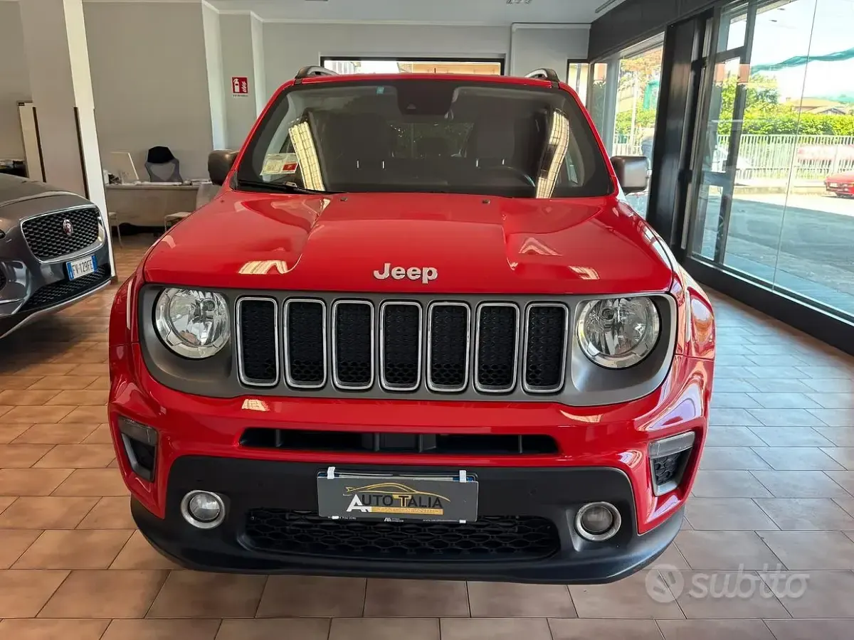 Usata Jeep Renegade Limited 140 CV (102 kW) 2019 Rosso SUV