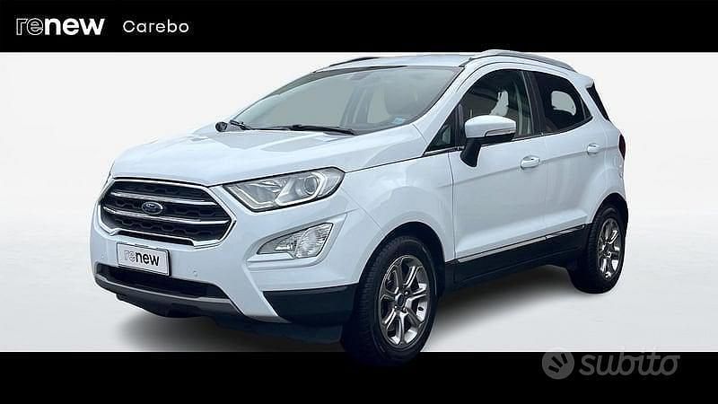 Usata Ford Ecosport Titanium S 100 CV (73 kW) 2019 Bianco SUV