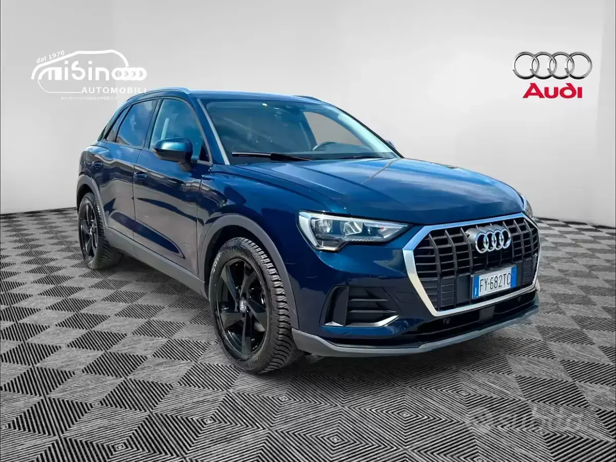 Usata Audi Q3 Advanced 150 CV (110 kW) 2019 Blu SUV