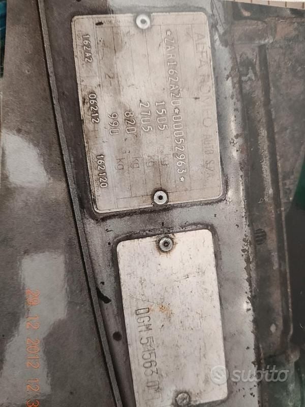 Usata Alfa Romeo 90 Quadrifoglio 1985 Grigio Berlina