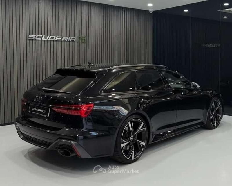 Usata Audi RS6 Ambiente 600 CV (441 kW) 2020 Nero Station wagon