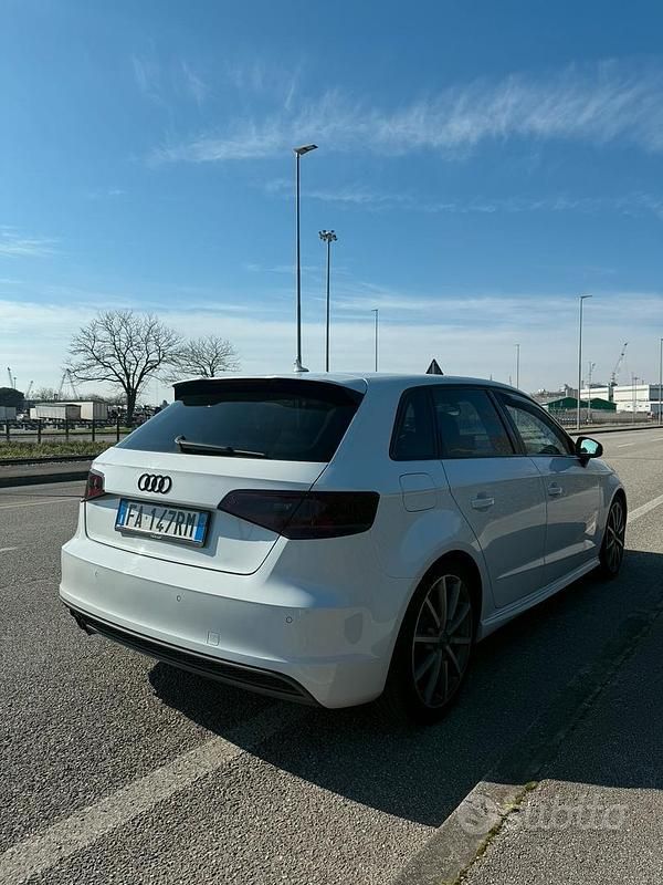 Usata Audi A3 Ambition 150 CV (110 kW) 2015 Bianco Berlina
