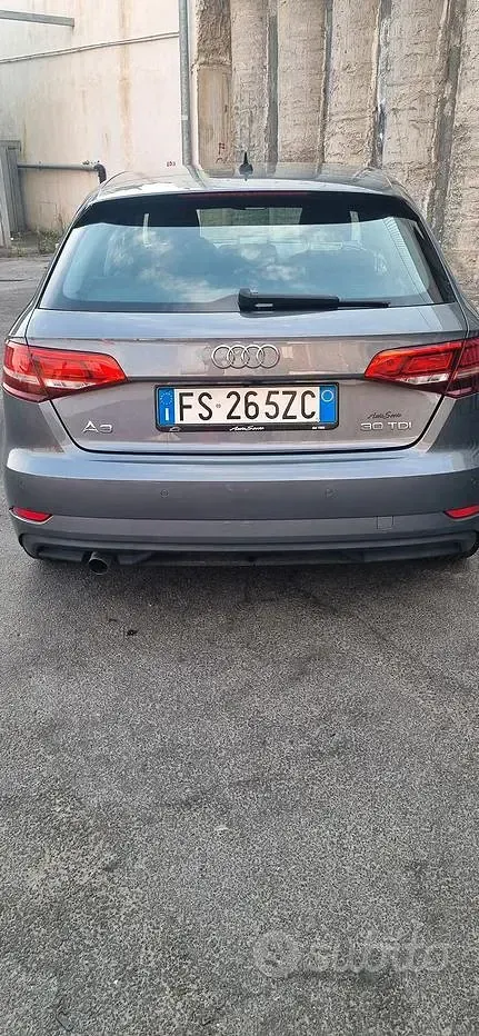 Usata Audi A3 116 CV (85 kW) 2019 Grigio Berlina