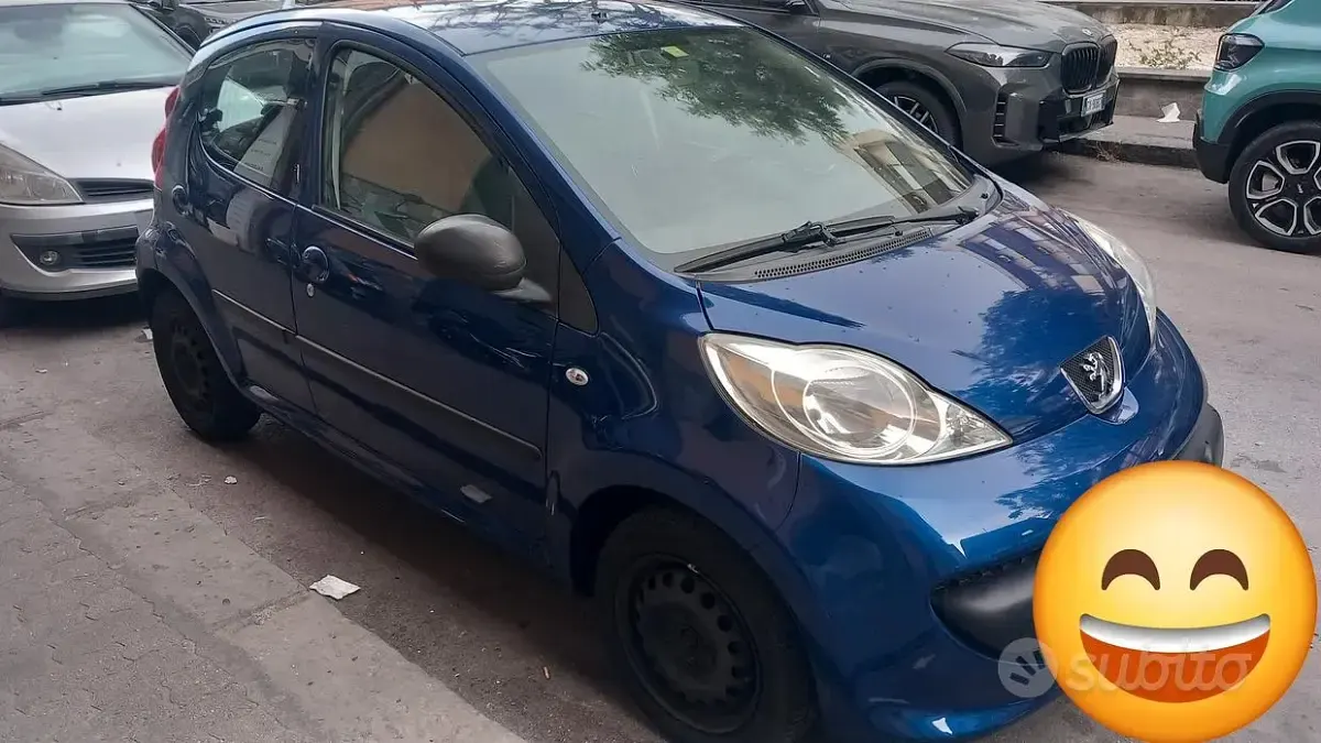 Usata Peugeot 107 54 CV (39 kW) 2007 Bluazzurro Utilitaria