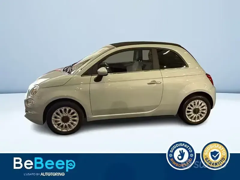 Usata Fiat 500C Dolcevita 70 CV (51 kW) 2023 Azzurro metallizzato Cabrio