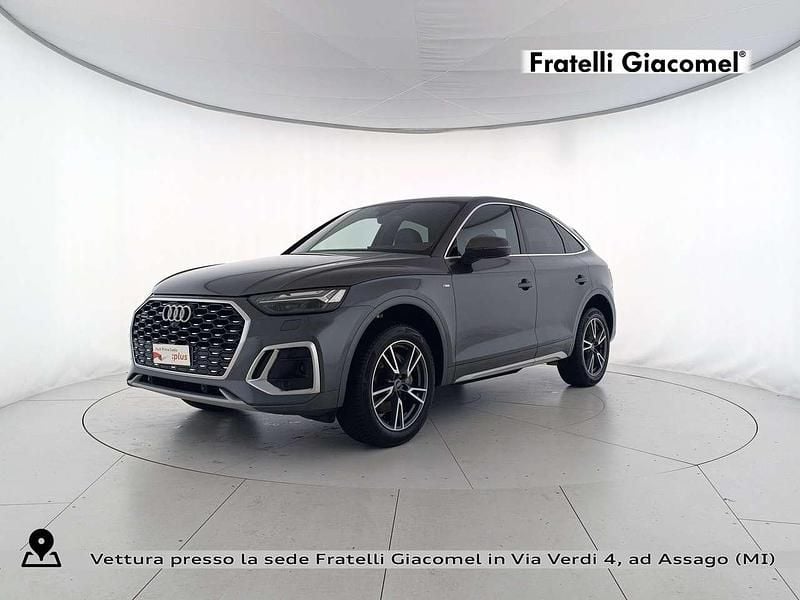 Grigio daytona perlato Usata 2024 Audi Q5 Sportback S-Line SUV | 51.900 € (Molto cara) - Immagine 1/4