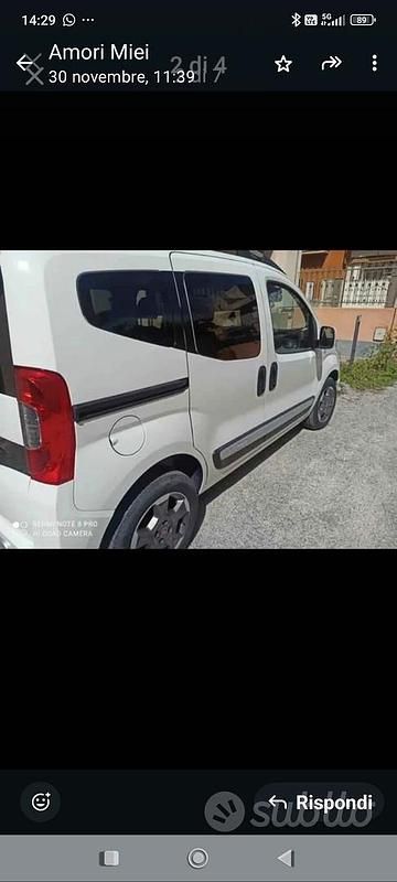 Usata Fiat Qubo Trekking 80 CV (58 kW) 2018 Bianco Monovolume