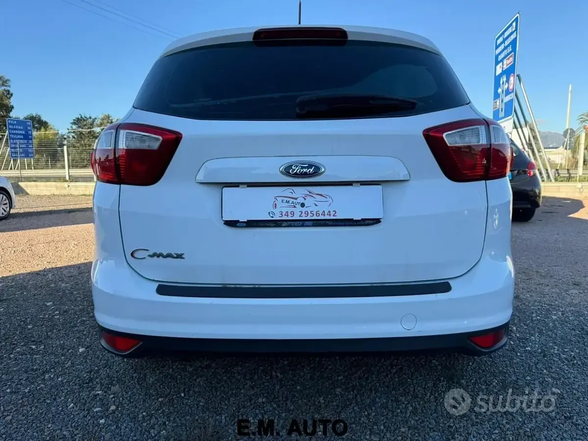 Usata Ford C-MAX Business Edition 95 CV (69 kW) 2014 Bianco Monovolume