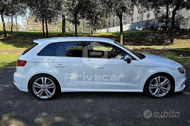 Usata Audi S3 Sportback Comfort 310 CV (228 kW) 2017 Bianco Utilitaria