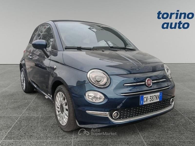 Blu Usata 2024 Fiat 500C Dolcevita Cabrio | 16.790 € (Buon prezzo) - Immagine 1/4